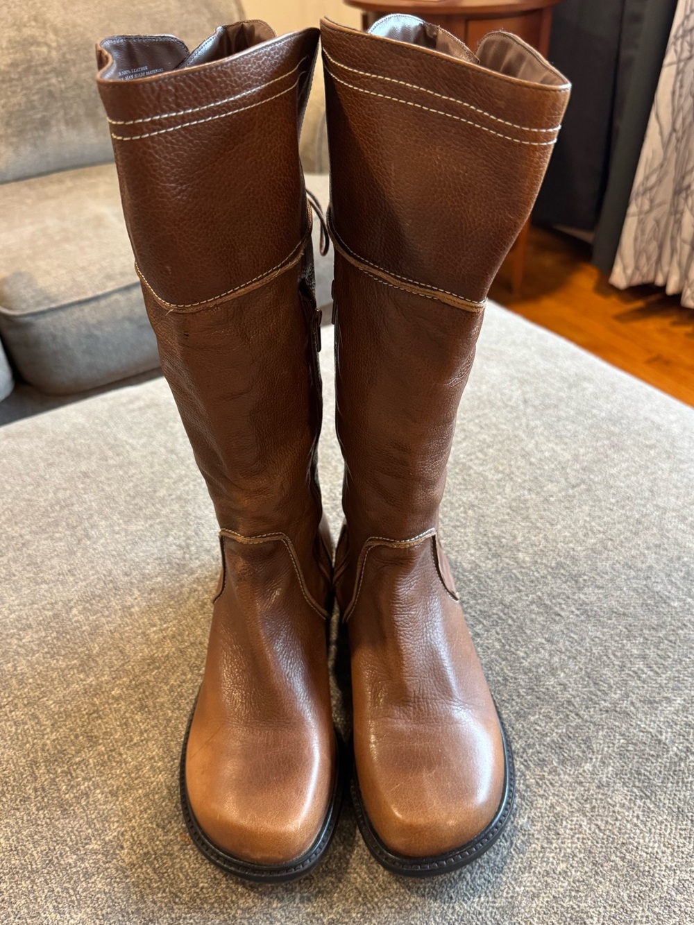 J Jill Lace Up Back Leather Boots